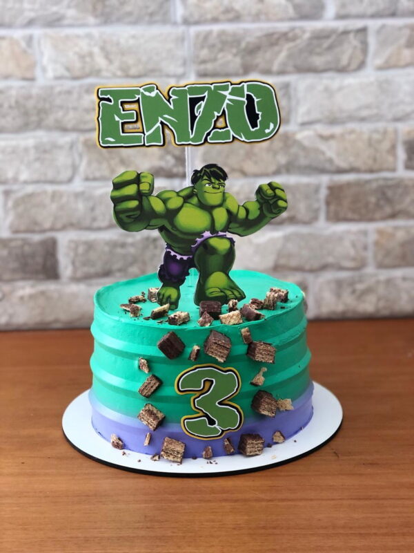 ARQUIVO DE CORTE TOPO DE BOLO HULK