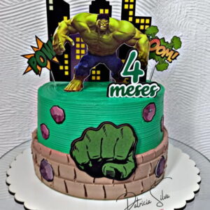Arquivo De Corte Topo De Bolo Incrível Hulk