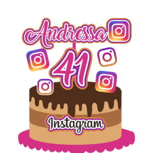 Arquivo de Corte Topo de Bolo Instagram