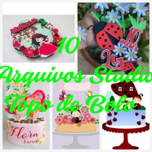 Arquivo de Corte Topo de Bolo Joaninha