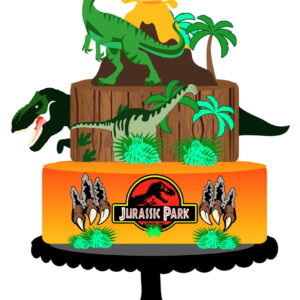 Arquivo de Corte Topo de Bolo Jurassic Parck (dinossauro)