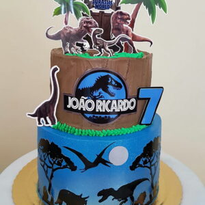 ARQUIVO DE CORTE TOPO DE BOLO JURASSIC PARK DINOSSAUROS