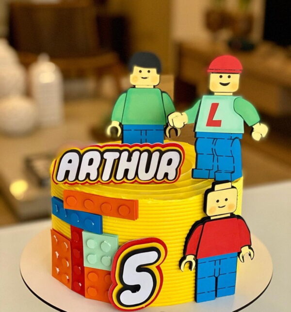 Arquivo De Corte Topo De Bolo Lego