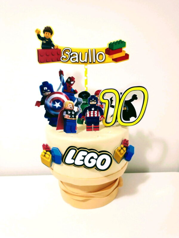 Arquivo de corte topo de bolo Lego