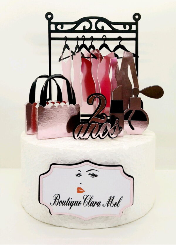 Arquivo De Corte Topo De Bolo Loja / Boutique