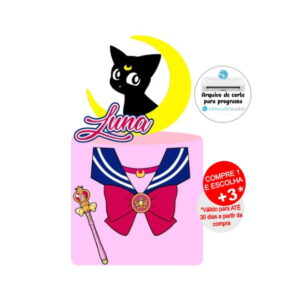 Arquivo De Corte Topo De Bolo Luna - Sailor Moon
