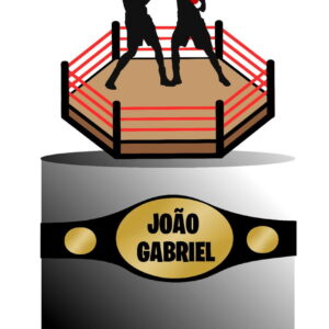 Arquivo de Corte Topo de Bolo Luta 01