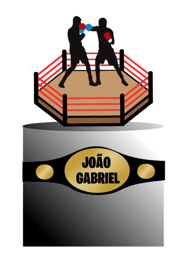 Arquivo de Corte Topo de Bolo Luta 01