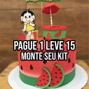 Arquivo De Corte Topo De Bolo Magali Studio+14 Arquivos