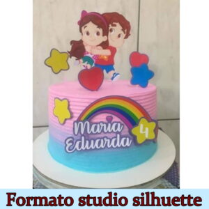 Arquivo de Corte Topo de Bolo maria clara e jp COD: 922