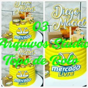 Arquivo de Corte Topo de Bolo - Mercado