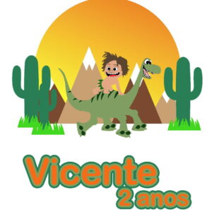 Arquivo de Corte Topo de Bolo Meu amigo Dinossauro *Studio