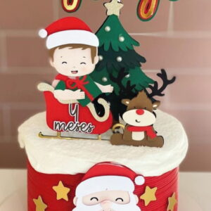 Arquivo de Corte Topo de Bolo Meu Primeiro Natal