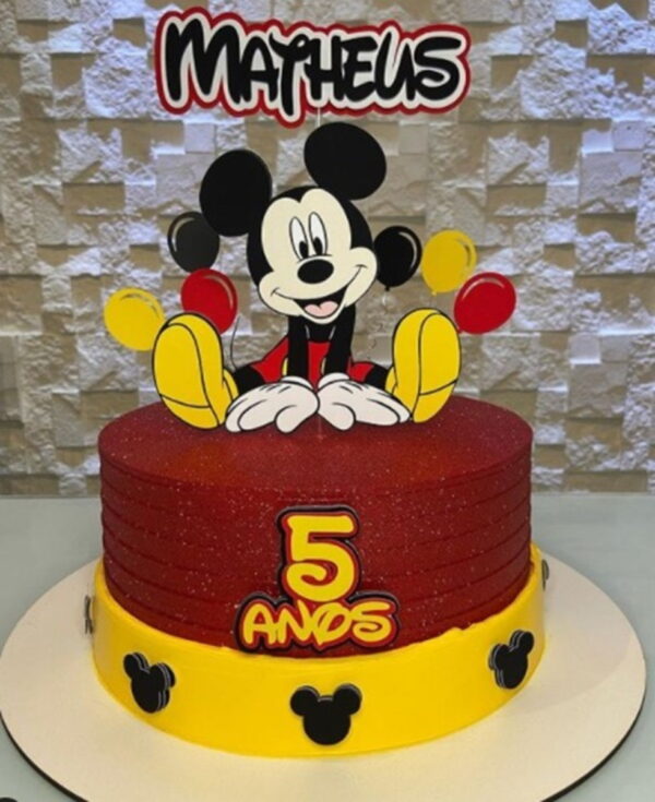 Arquivo de corte topo de bolo Mickey