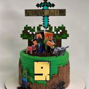 Arquivo De Corte Topo De Bolo Minecraft #15337