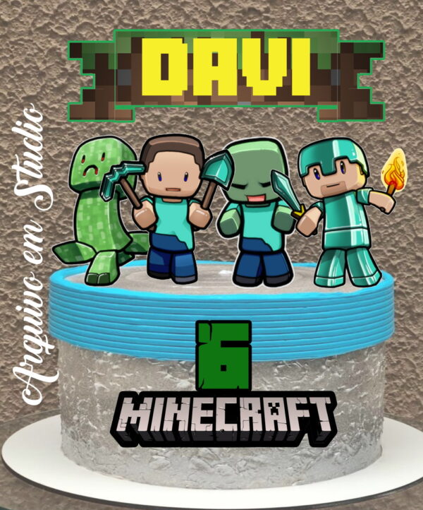 2 Arquivos - Studio - Topo de Bolo Minecraft 3