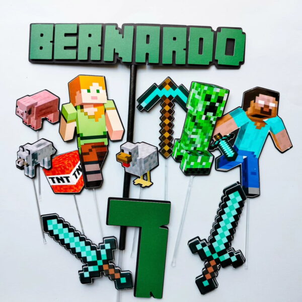 Arquivo de Corte - Topo de Bolo - Minecraft - Image 2