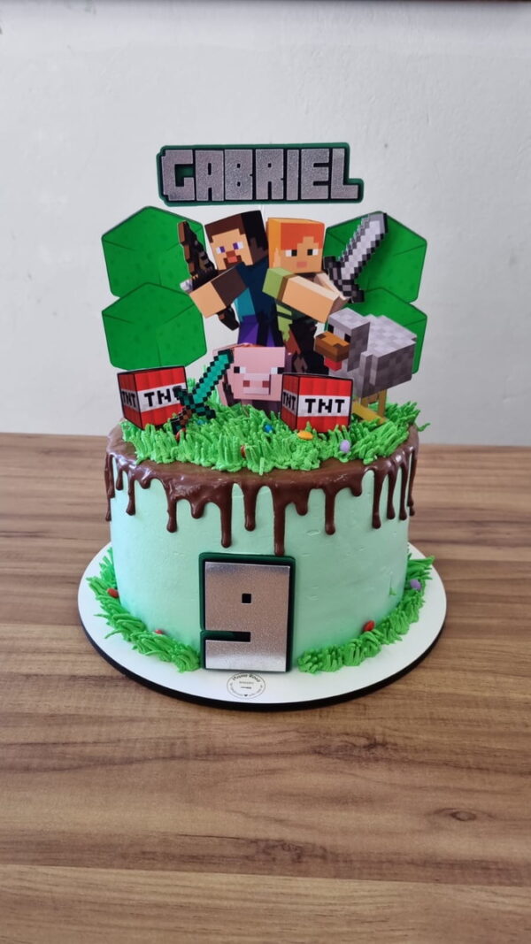 Arquivo de Corte - Topo de Bolo Minecraft