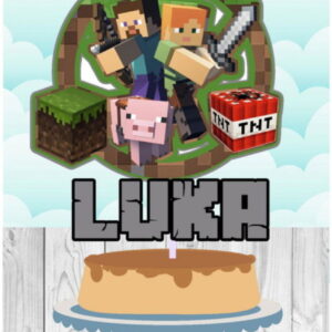 Arquivo de Corte Topo de Bolo Minecraft Studio