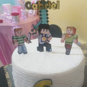 Arquivo de Corte - Topo de Bolo Minecraft