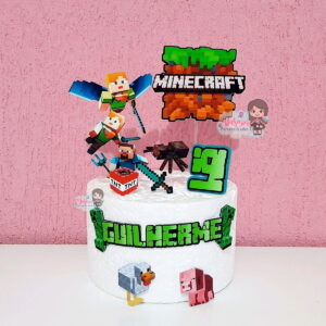 Arquivo de Corte Topo de Bolo Minecraft