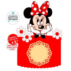 Arquivo de Corte Topo de Bolo Minnie