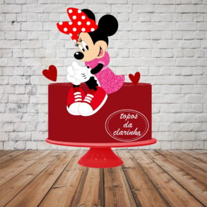 Arquivo de Corte topo de bolo MINNIE CAMADA