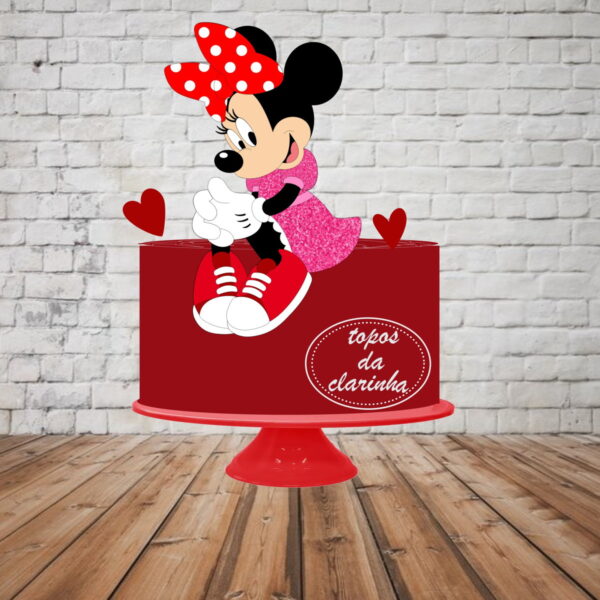 Arquivo de Corte topo de bolo MINNIE CAMADA