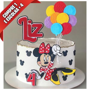 Arquivo de Corte Topo de Bolo Minnie