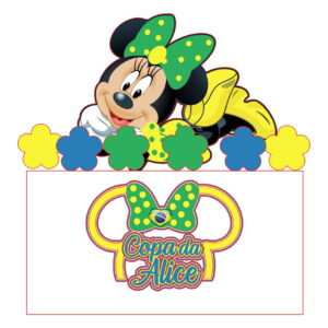 Arquivo de Corte Topo de Bolo Minnie Studio 002