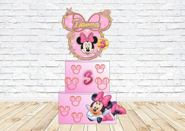 Arquivo de Corte Topo de Bolo Minnie Studio 003