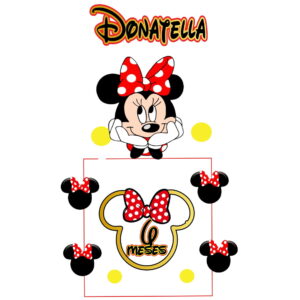 Arquivo de Corte Topo de Bolo Minnie Studio 001