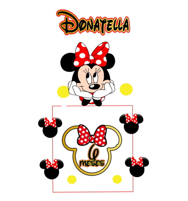 Arquivo de Corte Topo de Bolo Minnie Studio 001