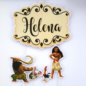 Arquivo de Corte Topo de Bolo Moana 01