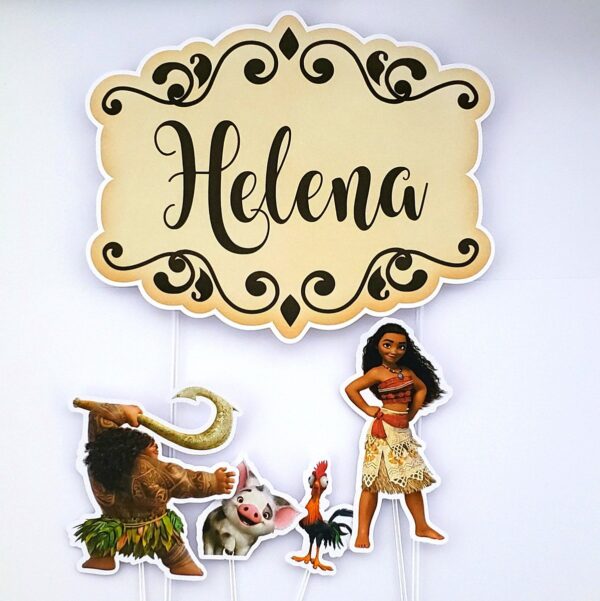 Arquivo de Corte Topo de Bolo Moana 01