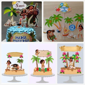 Arquivo de Corte Topo de Bolo Moana 1 + Brinde