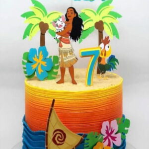 Arquivo de Corte Topo de Bolo Moana #2734 Studio