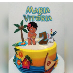 Arquivo de corte topo de bolo - Moana