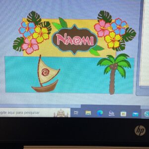 Arquivo de Corte Topo de Bolo Moana