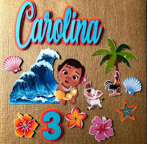 Arquivo de corte Topo de Bolo - Moana Baby - Image 3