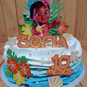 Arquivo de corte Topo de bolo Moana baby (kit leve 4)