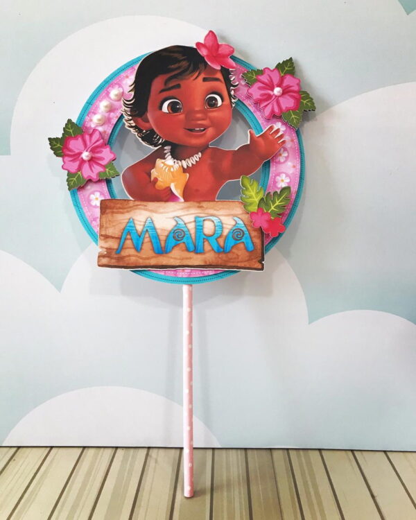 Arquivo De Corte Topo De Bolo Moana Baby - Studio E Pdf - Image 2