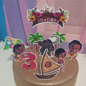 Arquivo de corte topo de bolo Moana Baby