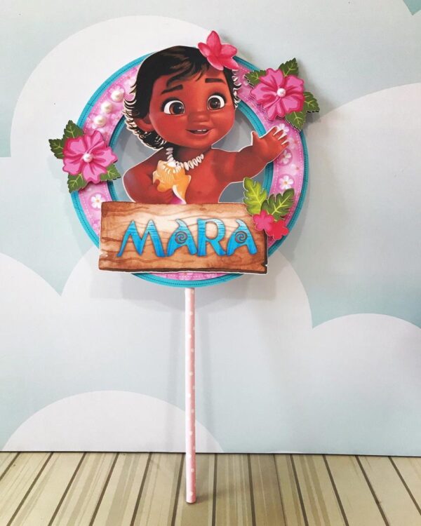Arquivo de Corte Topo de Bolo Moana Baby - Image 2