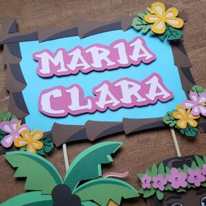 Arquivo de corte Topo de Bolo Moana - COD.: 642