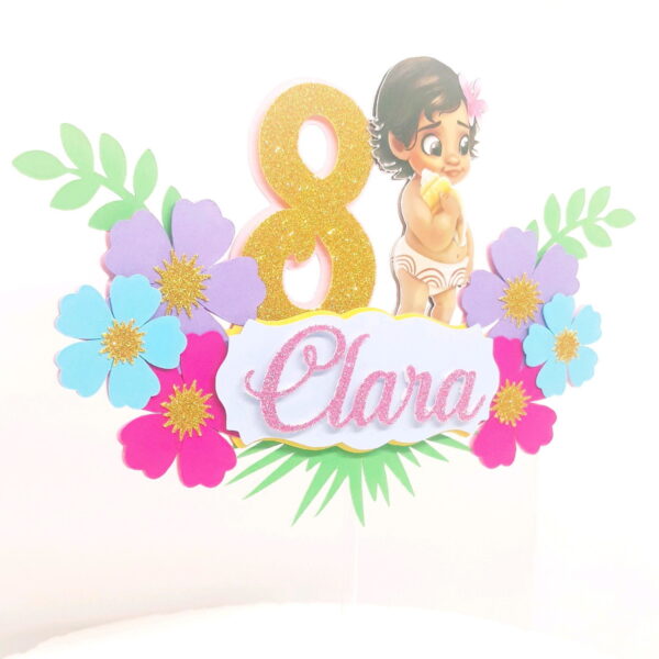 Arquivo De Corte Topo De Bolo Moana Baby - Image 2