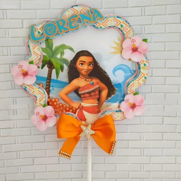 Arquivo de Corte Topo de Bolo Moana - Imagem 2