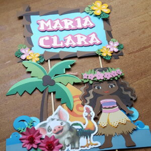 Arquivo de corte topo de bolo Moana