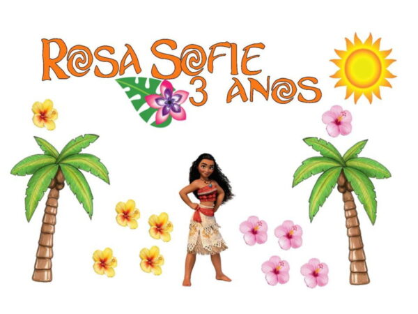 Arquivo de Corte : Topo de Bolo Moana - Studio.