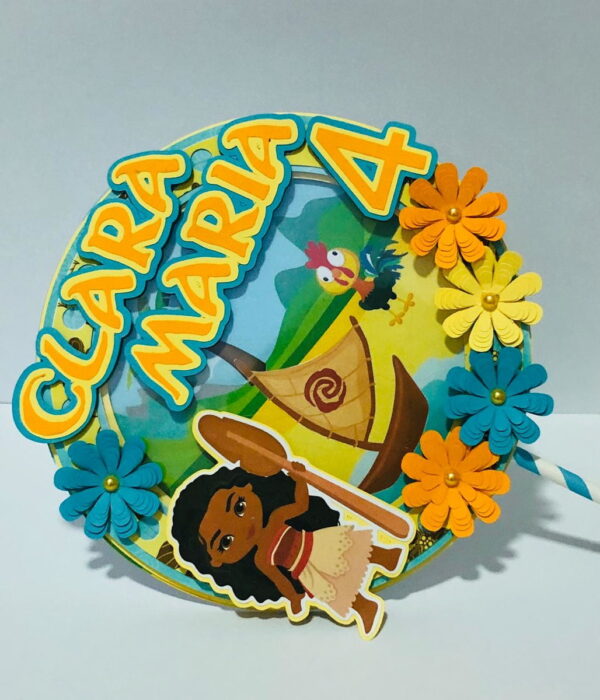 Arquivo de Corte Topo de Bolo Moana